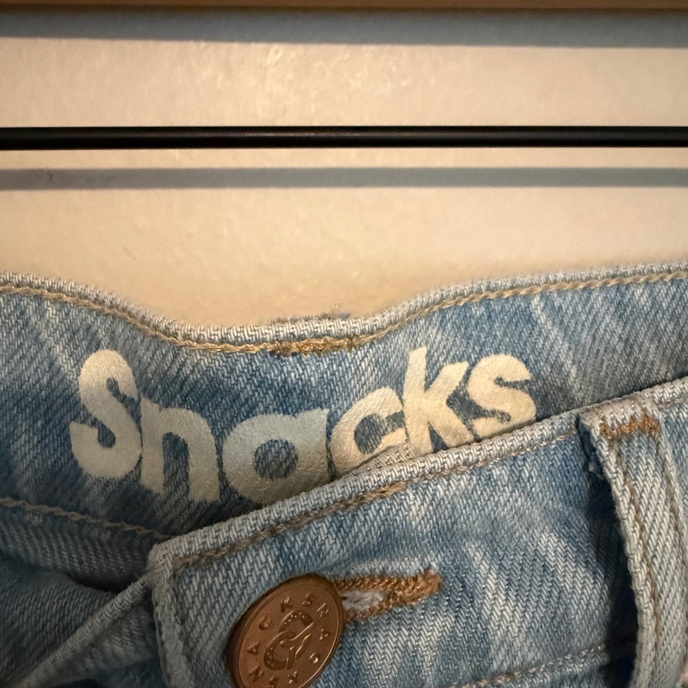 Snacks Mother Crinkle Cut Skirt Sweet And Sour 26 Denim Y2k Boho Indie Sleeze View 5